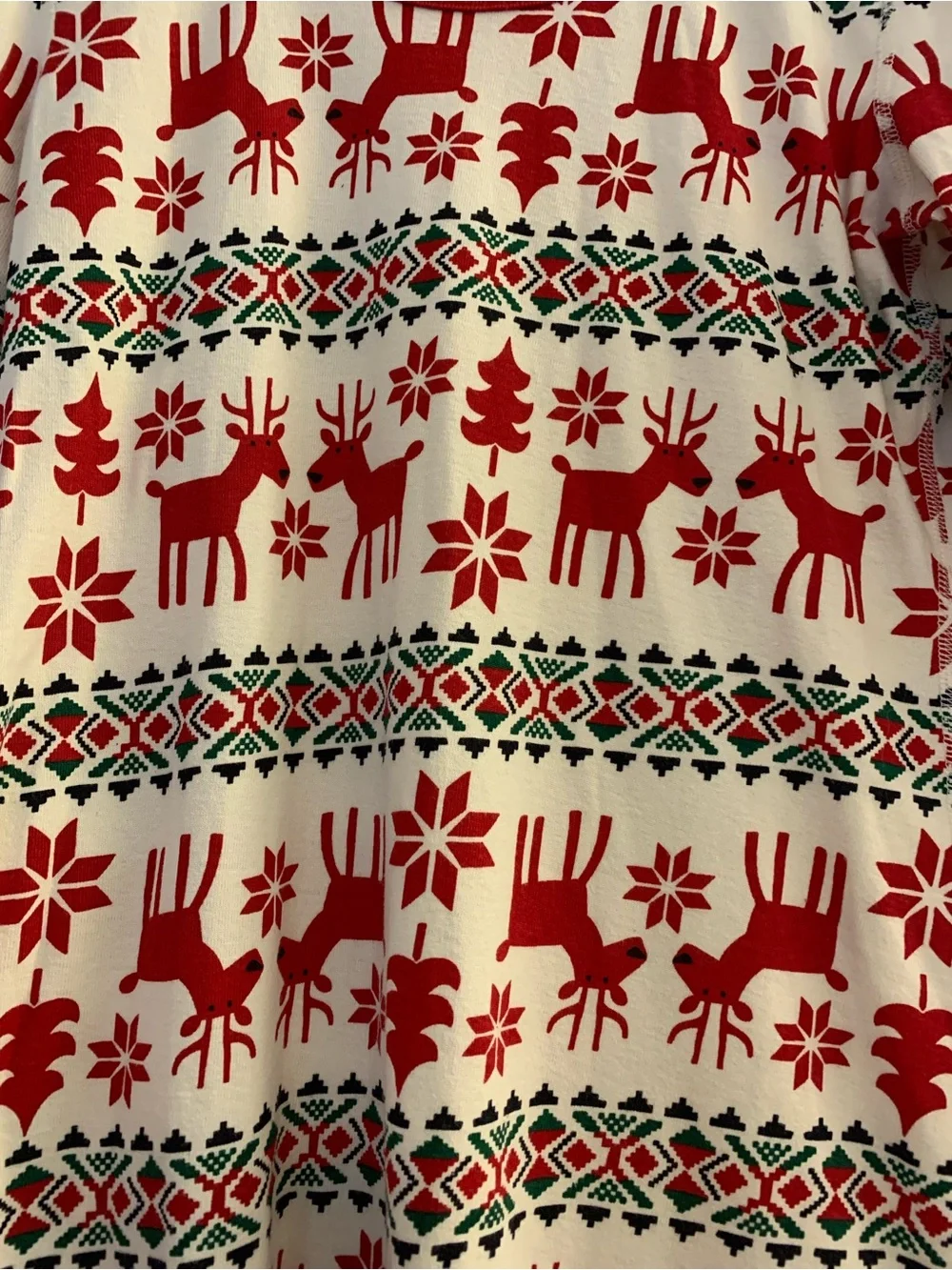 Hanna Andersson Women's Holiday HannaJams™ Pajama Top 100% Organic Cotton S